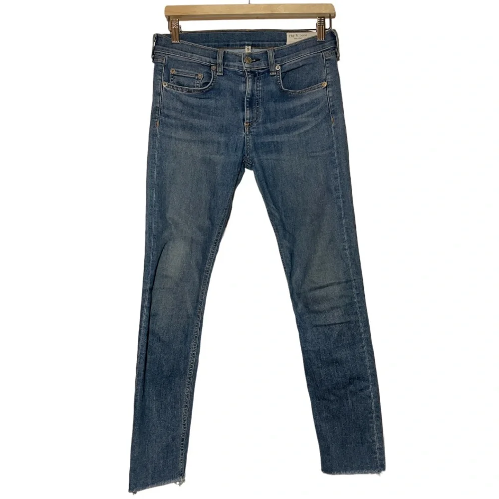 Rag & Bone Ankle Skinny Jean In Lucky Rouge Size 28 - Picture 2 of 8